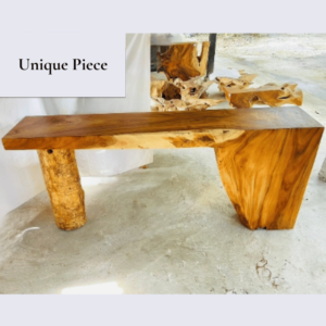 Wood High Console Isola “Unique Piece”