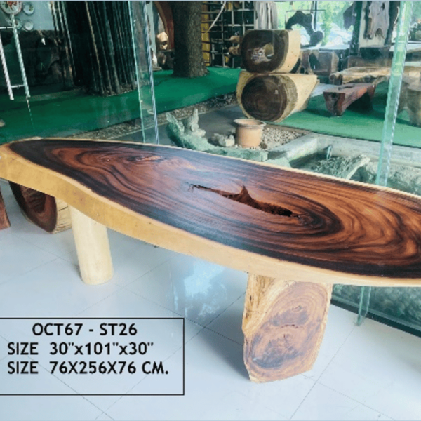 Wood Desk Surfing "Unique Piece" - Image 3