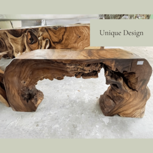 Wood Console Fourbal "Unique Piece"