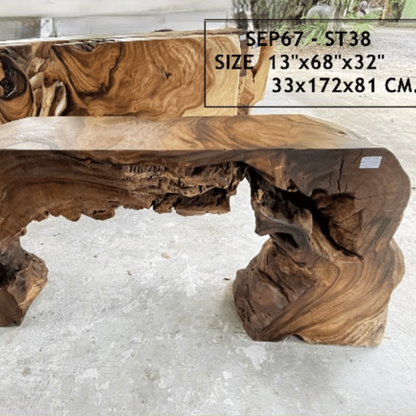 Wood Console Fourbal "Unique Piece" - Image 3
