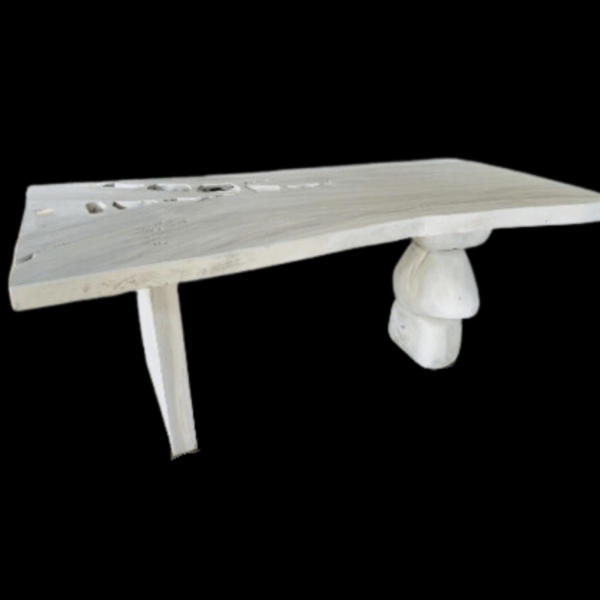 Wood Desk Blanco "Unique Piece" - Image 3