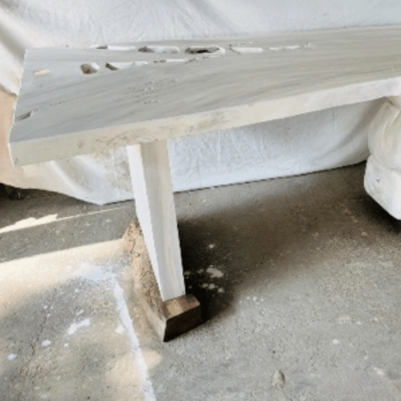 Wood Desk Blanco "Unique Piece"