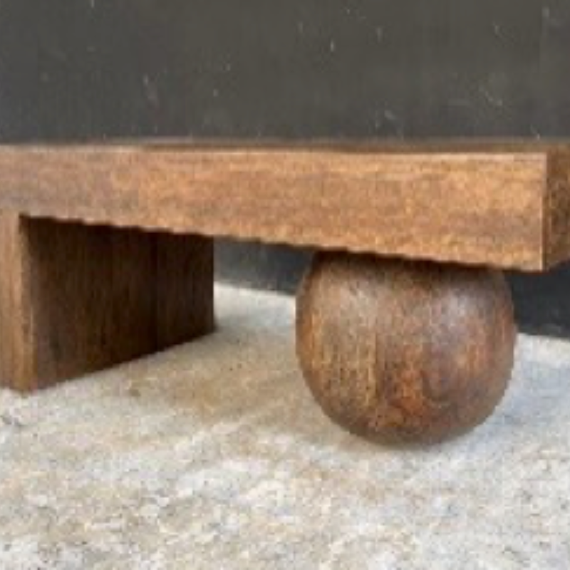 Wood Bench Massif Block
