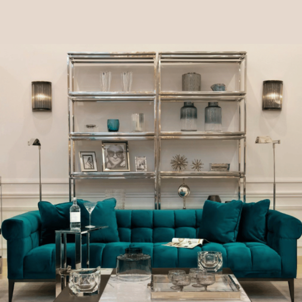 Sofa Aurelio Savona Sea green velvet