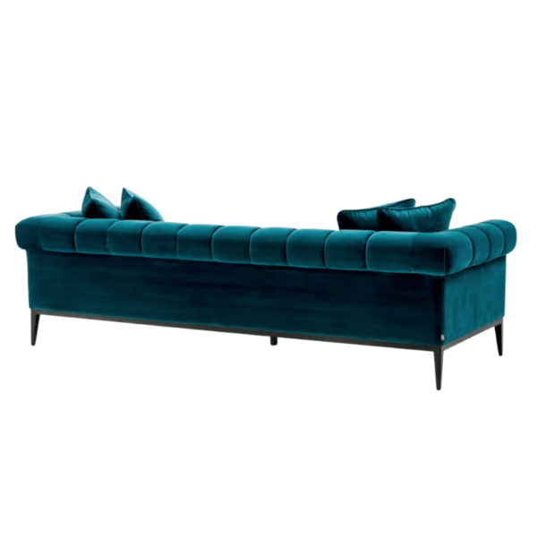 Sofa Aurelio Savona Sea green velvet - Image 3