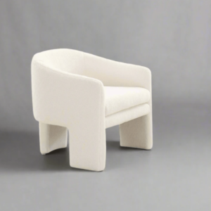 Chair Pebbles Bouche "Boucle Cream"