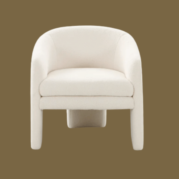 Chair Pebbles Bouche "Boucle Cream" - Image 3