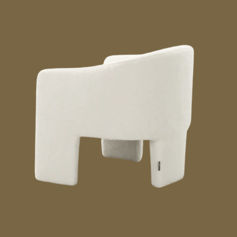 Chair Pebbles Bouche "Boucle Cream"
