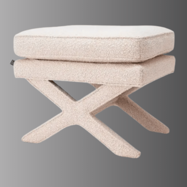 Ottoman Cordoba Boucle Cream