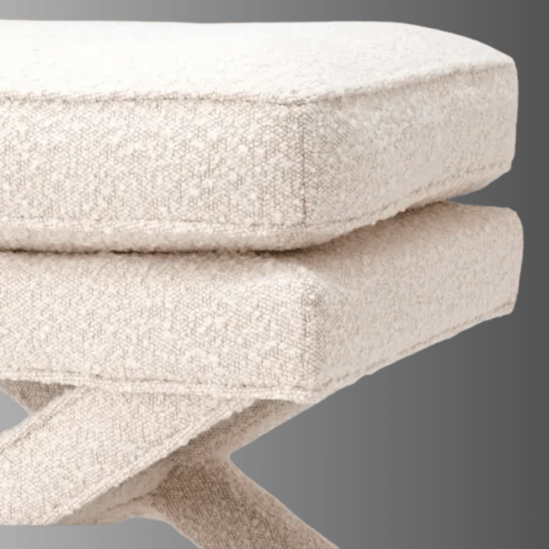 Ottoman Cordoba Boucle Cream
